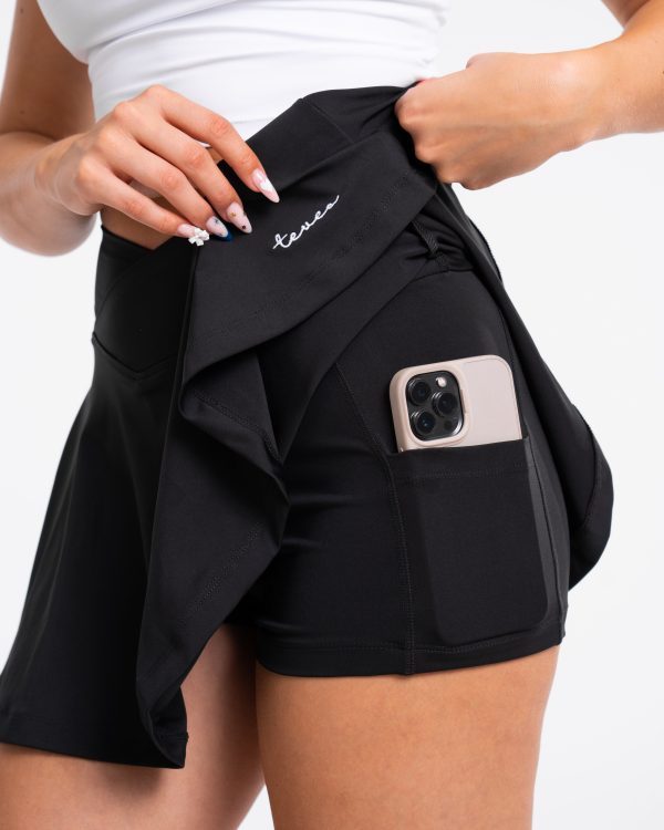 Fearless V-Shape Tennis Skort Schwarz – bequem un – Bild 4
