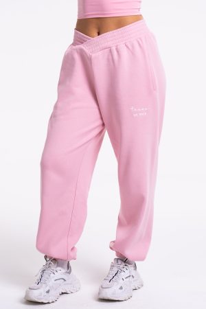 Fearless V-Shape Oversized Jogger Rosa – bequem u