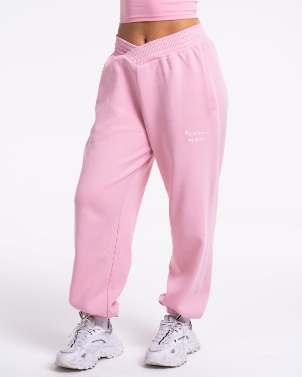 Fearless V-Shape Oversized Jogger Rosa – bequem u