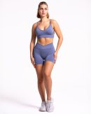 Fearless V-Shape Covert Scrunch Short Blau mit ho