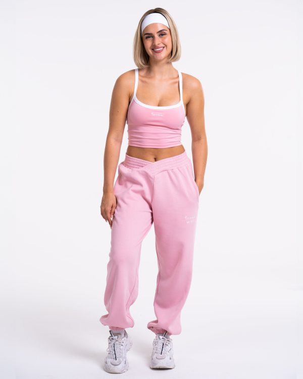 Fearless V-Shape Oversized Jogger Rosa – bequem u – Bild 3