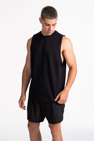 Modische Pace Tank in Farbe Schwarz