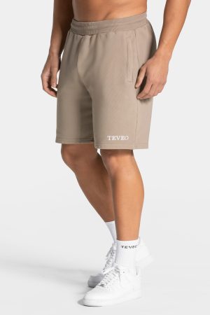 Acid Shorts Mokka mit hoher Taille