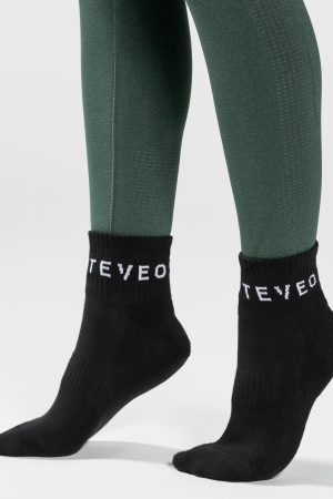 TEVEO Ankle Socken (2er) in Schwarz für Damen