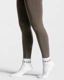 TEVEO Ankle Socken (2er) Weiß mit hoher Taille