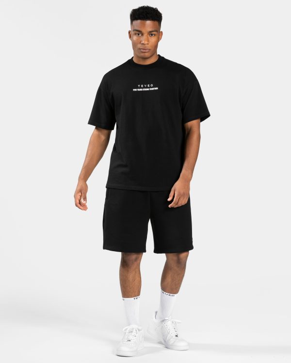 Modische Anniversary T-Shirt in Farbe Schwarz – Bild 3