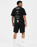 Modische Anniversary Short in Farbe Schwarz