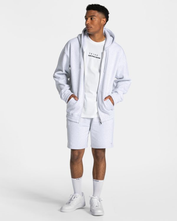 Anniversary Oversized Zip Jacke Damenhose in Hell – Bild 3