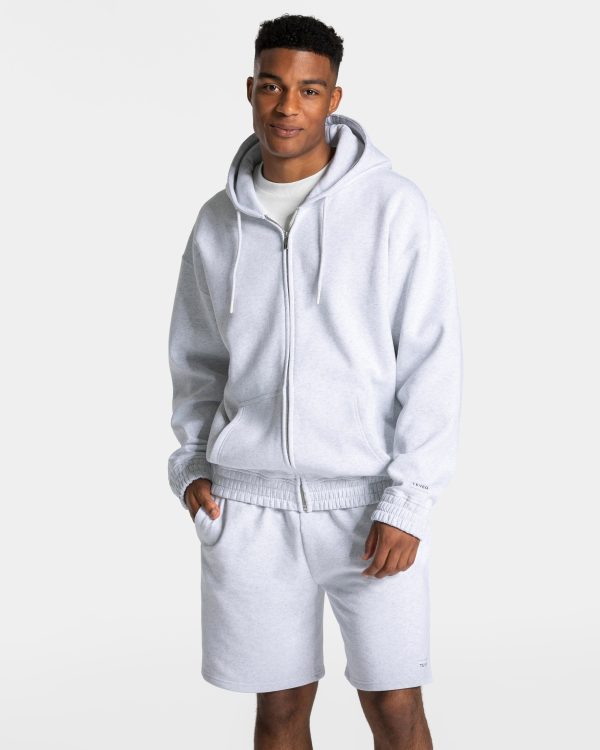 Anniversary Oversized Zip Jacke Damenhose in Hell – Bild 2