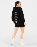 Anniversary Oversized Zip Jacke Damenhose in Schw