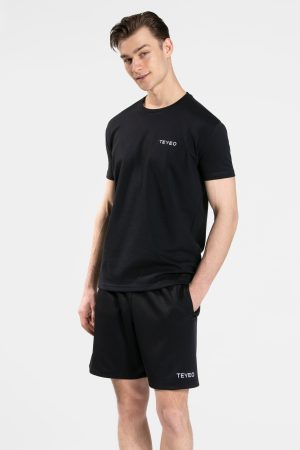 Modische Arrival Fitted T-Shirt in Farbe Schwarz