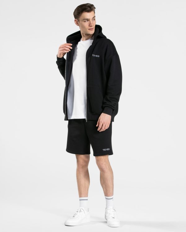 Arrival Oversized Zip Hoodie Schwarz – bequem und – Bild 3