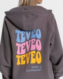 Candy Oversized Jacke Graphit – bequem und stylis