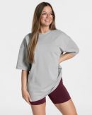 Candy Oversized T-Shirt Hellgrau – bequem und sty