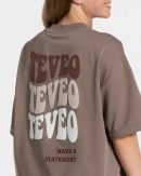 Candy Oversized T-Shirt Damenhose in Mokka
