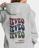 Candy Oversized Jacke Hellgrau für Sport und Allt