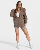 Candy Oversized Jacke Mokka für Sport und Alltag