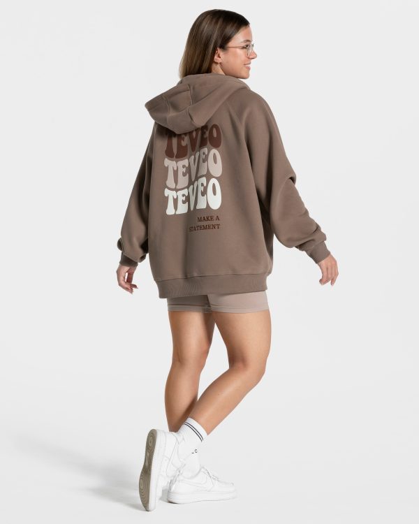 Candy Oversized Jacke Mokka für Sport und Alltag – Bild 5