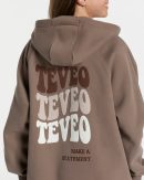 Candy Oversized Jacke Mokka für Sport und Alltag