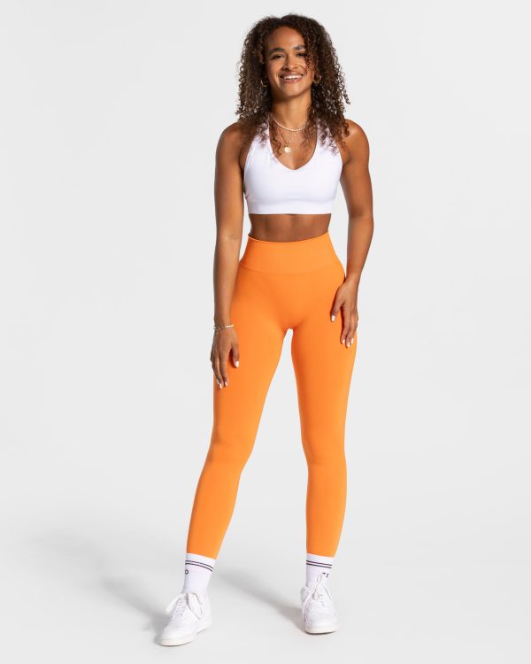 Damen Classy Leggings Orange mit Komfort – Bild 3