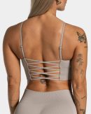 Damen Elegant Cross Top Stone mit Komfort