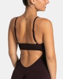 Essence V-Back Covert Scrunch Short Jumpsuit Merl