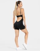 Essence V-Back Covert Scrunch Short Jumpsuit in S