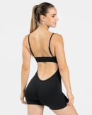 Essence V-Back Covert Scrunch Short Jumpsuit in S