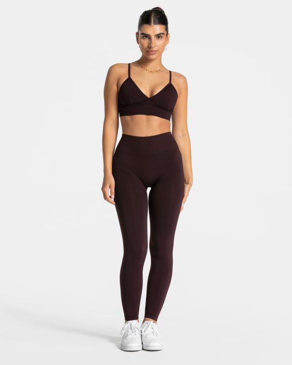 Damen Essence V-Back Covert Scrunch Leggings Merl – Bild 3