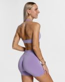 Modische Everyday Neckholder Bh in Farbe Flieder