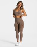 Modische Evolution V2 Leggings in Farbe Mokka