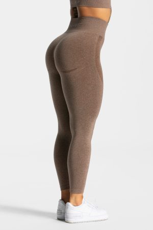 Modische Evolution V2 Leggings in Farbe Mokka