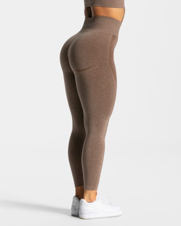 Modische Evolution V2 Leggings in Farbe Mokka