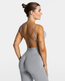 Modische Femme Backless Bh in Farbe Grau