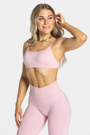Femme Backless Bh Rosa für Sport und Alltag