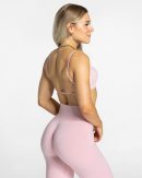 Femme Backless Bh Rosa für Sport und Alltag