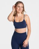 Femme Backless Bh Damenhose in Dunkelblau