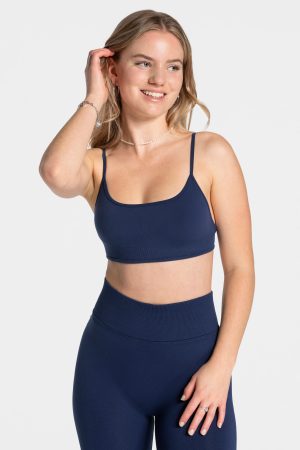 Femme Backless Bh Damenhose in Dunkelblau