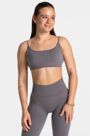 Damen Femme Backless Bh Graphit mit Komfort