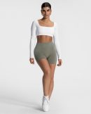 Femme Backless Longsleeve in Weiß für Damen
