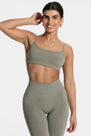 Femme Backless Bh Khaki – bequem und stylisch