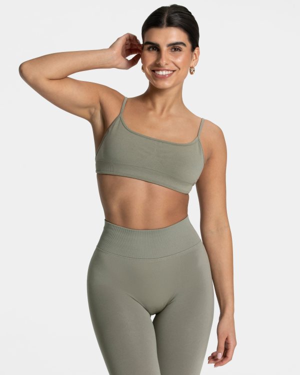 Femme Backless Bh Khaki – bequem und stylisch