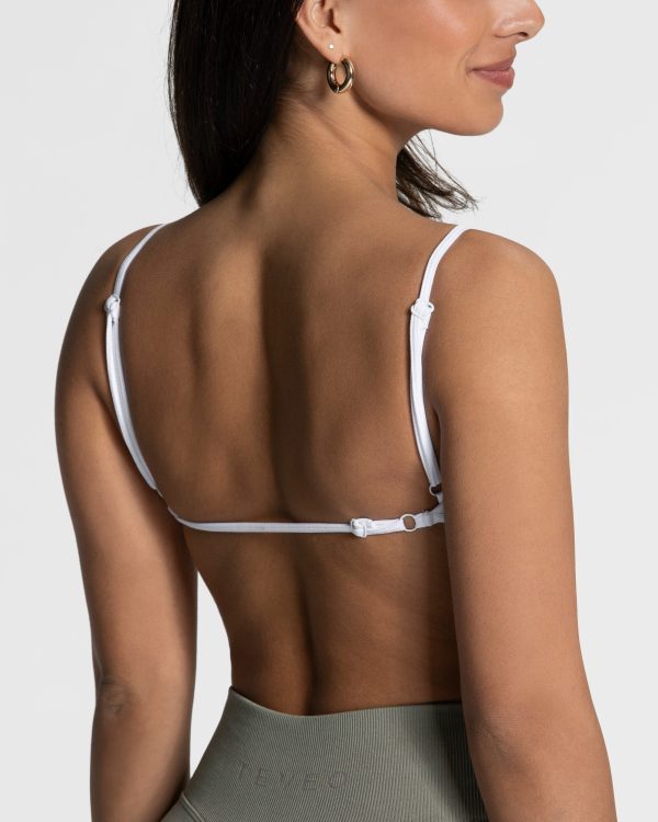 Femme Backless Bh Weiß für Sport und Alltag – Bild 4