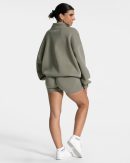 Femme Half Zip Sweater Khaki – bequem und stylisch