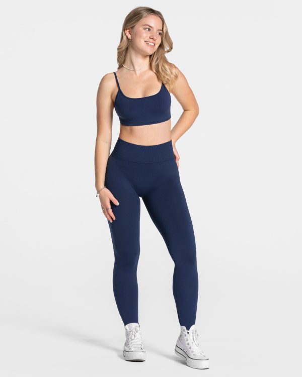 Femme Backless Bh Damenhose in Dunkelblau – Bild 3