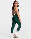 Femme Sculpt Scrunch Leggings Dunkelgrün mit hohe
