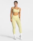Femme Backless Bh Damenhose in Gelb