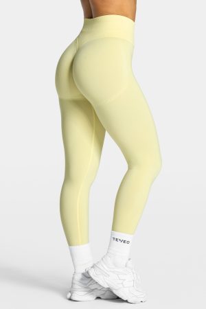Femme Sculpt Scrunch Leggings Damenhose in Gelb