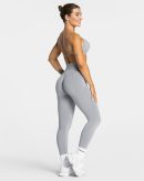 Modische Femme Backless Bh in Farbe Grau