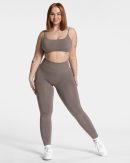 Femme Sculpt Scrunch Leggings Damenhose in Mokka
